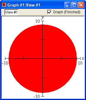 graph of x^2+x^2<=81
