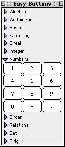 Numbers Easy Buttons