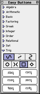 Trig Easy Buttons - Square Functions