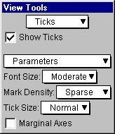 The Parameters sub-mode of the ticks buddy